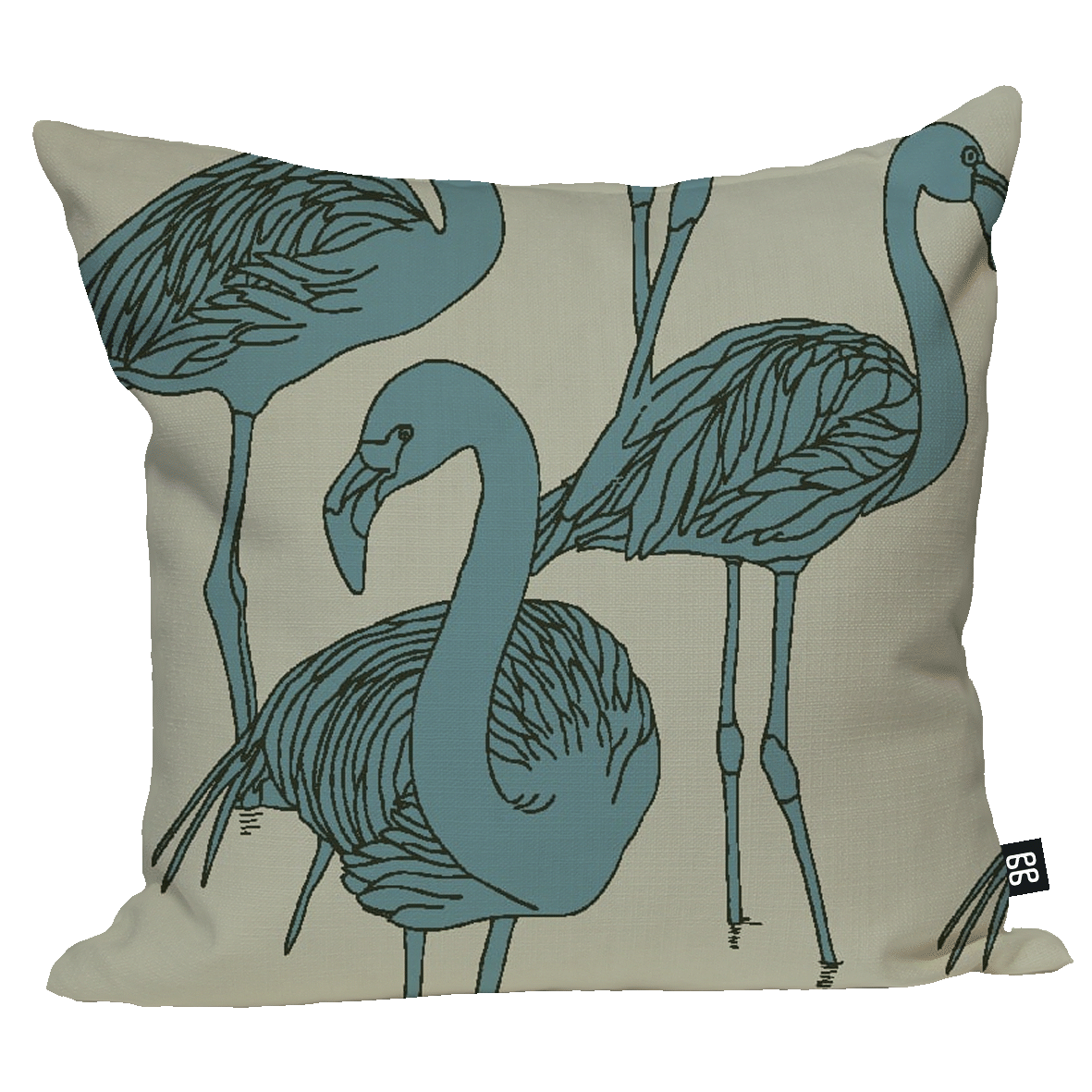 Deco Flamingo Wallpaper - Super Wide
