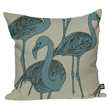 Deco Flamingo Wallpaper - Super Wide