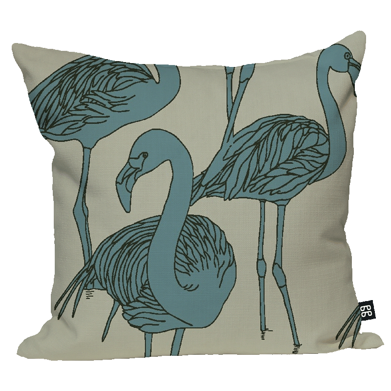 Deco Flamingo Wallpaper - Super Wide