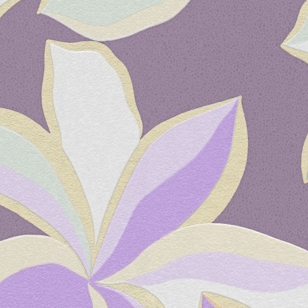 Daisy Days Wallpaper - House of Turnowsky - Purple