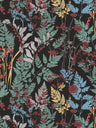 Floral Wallpaper - Black