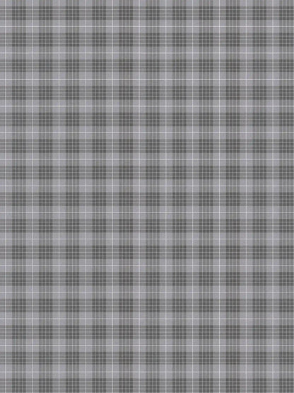 Tartan The Wallpaper - Mid Grey