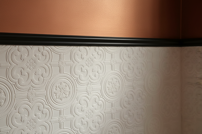 Egon wallpaper in copper room