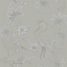 Egrets Florence Broadhurst Wallpaper - Champagne