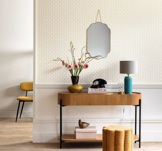 Abundance Wallpaper - Beige Dore