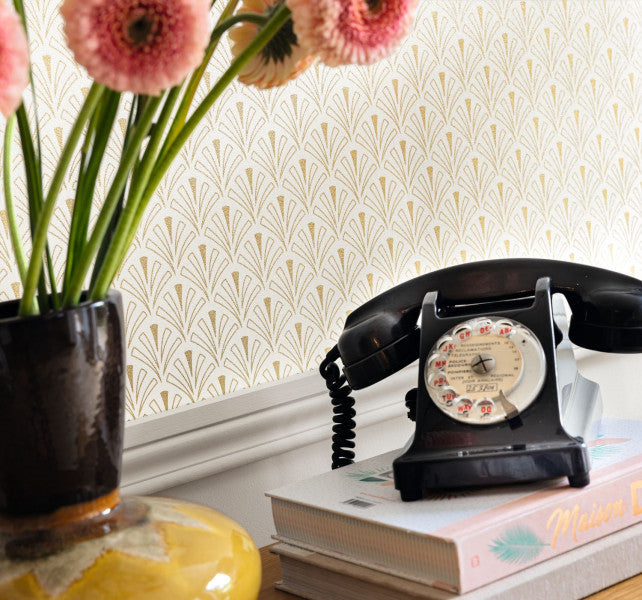 Abundance Wallpaper - Beige Dore
