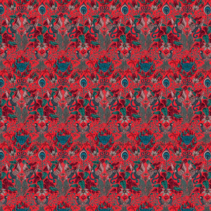 Amazon Jungle Wallpaper - Red