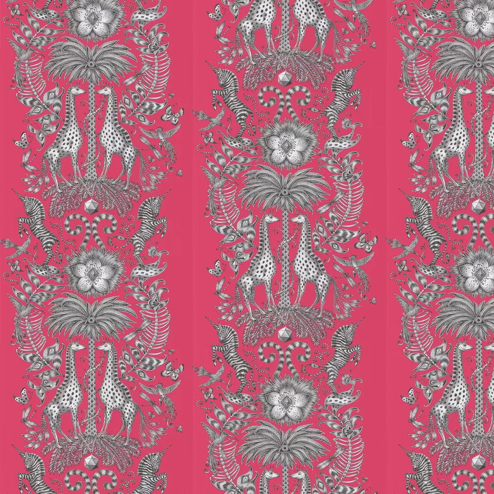 Kruger Wallpaper - Magenta