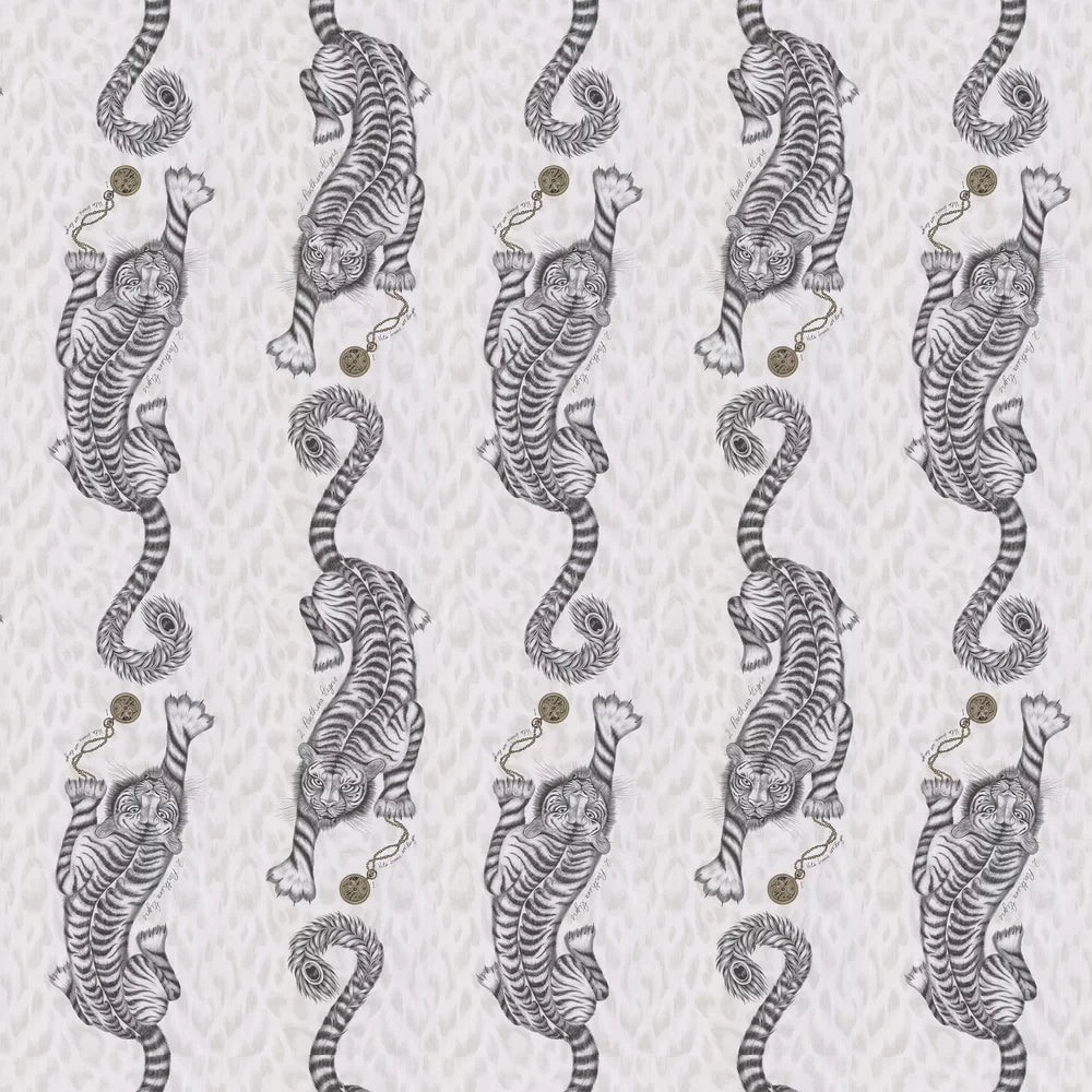 Tigris Wallpaper - Monochrome