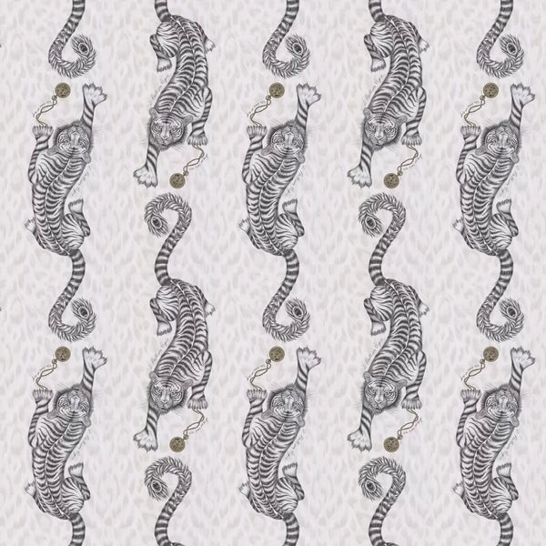 Sample - Tigris Wallpaper - Monochrome