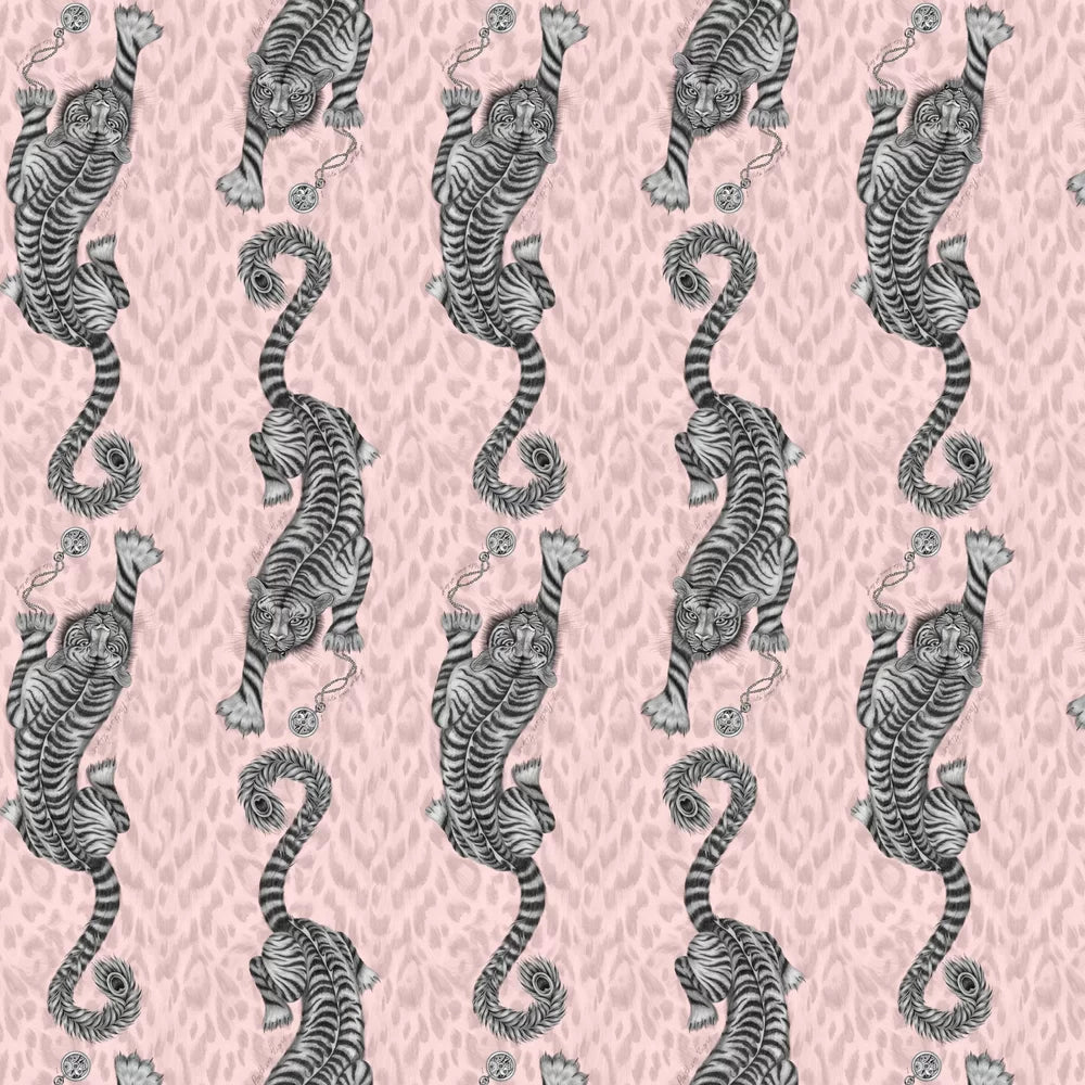 Sample - Tigris Wallpaper - Pink