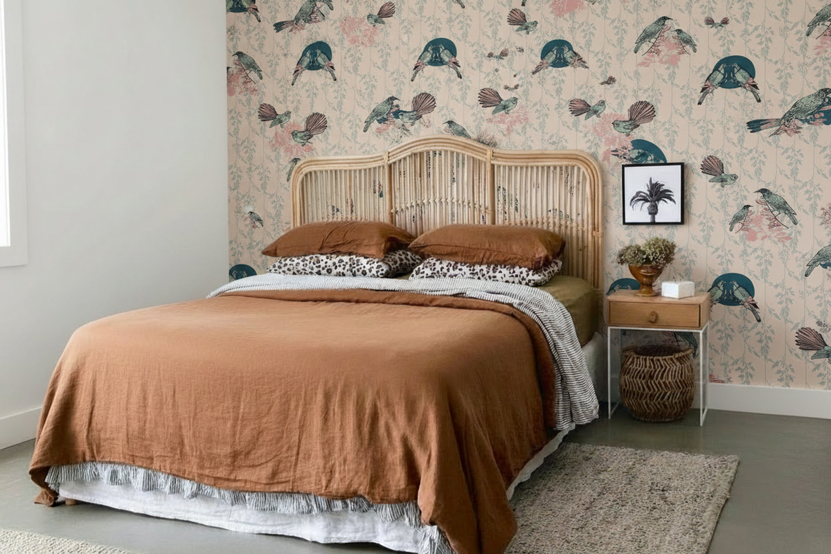Erin's Birds - Custom Sized Wallpaper Mural (per m2)