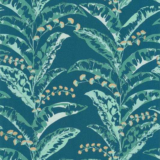 Escapade Epopee Wallpaper - Peacock Blue