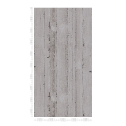 Nordic Timber - Wood Wallpaper - Grey