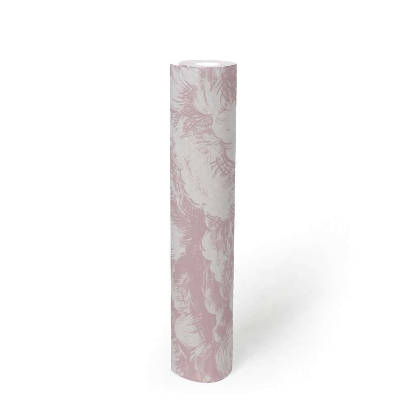 Cloudy Cloud Wallpaper - Pink