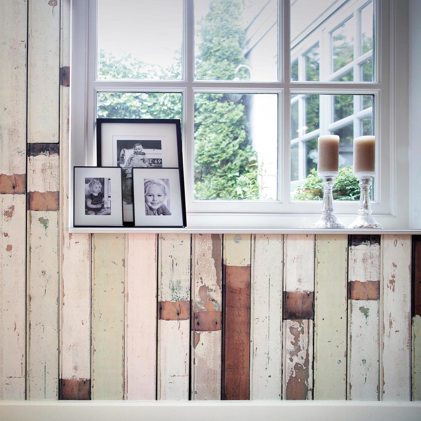 Piet Hein Eek 'Scrapwood Series' Wallpaper - White/Beige