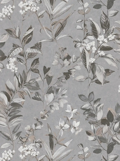 Meadow Whisper - Architects Wallpaper - Grey