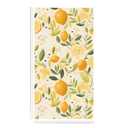 Limoncello Lemon Grove Wallpaper – Cream