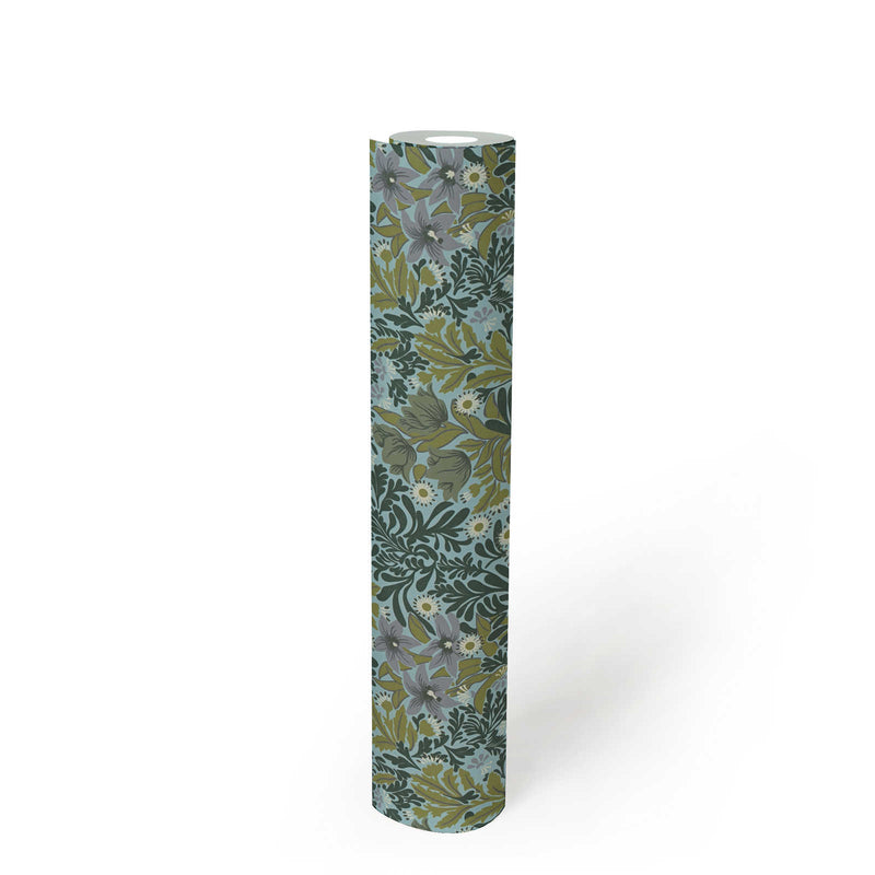 Antique Floral Trails Wallpaper Online NZ | The Inside - Green
