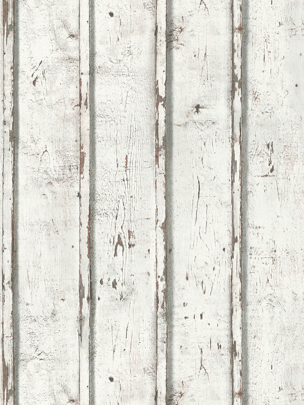 Sample - White Wood Wallpaper