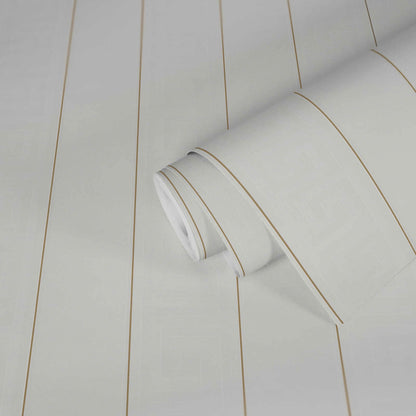 Versace Stripes Wallpaper (Versace 3 Collection) - White