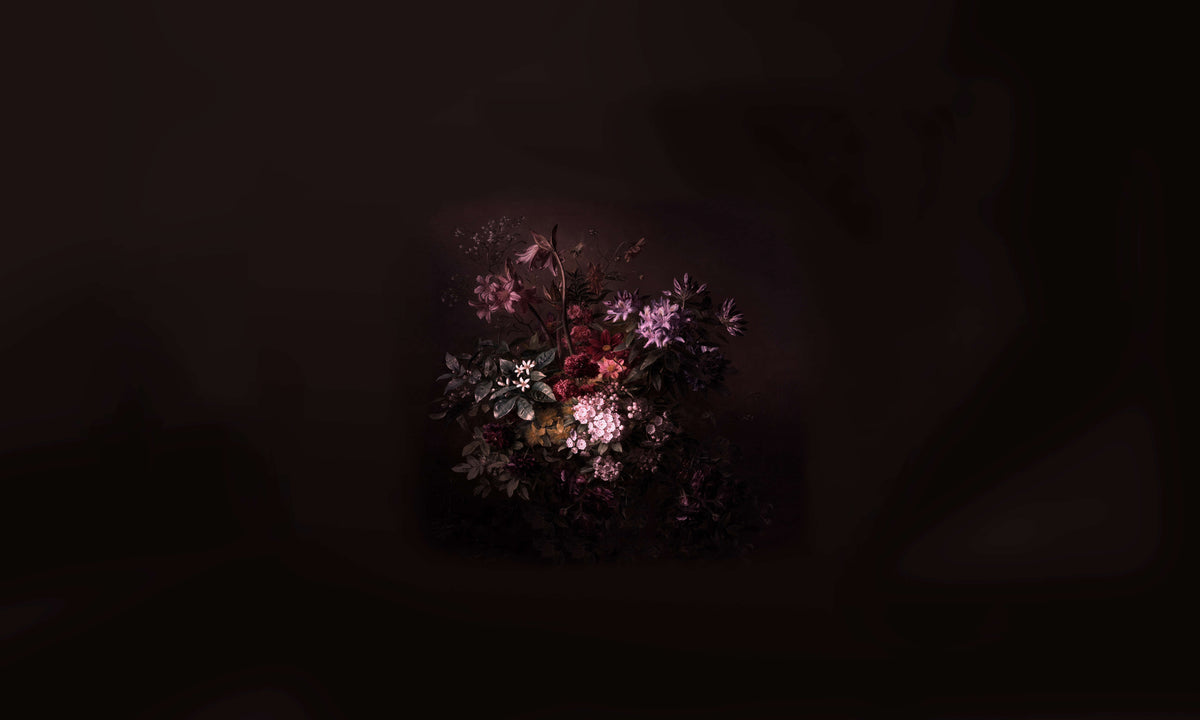 Portrait of Flowers Mural (Walls by Patel Collection)