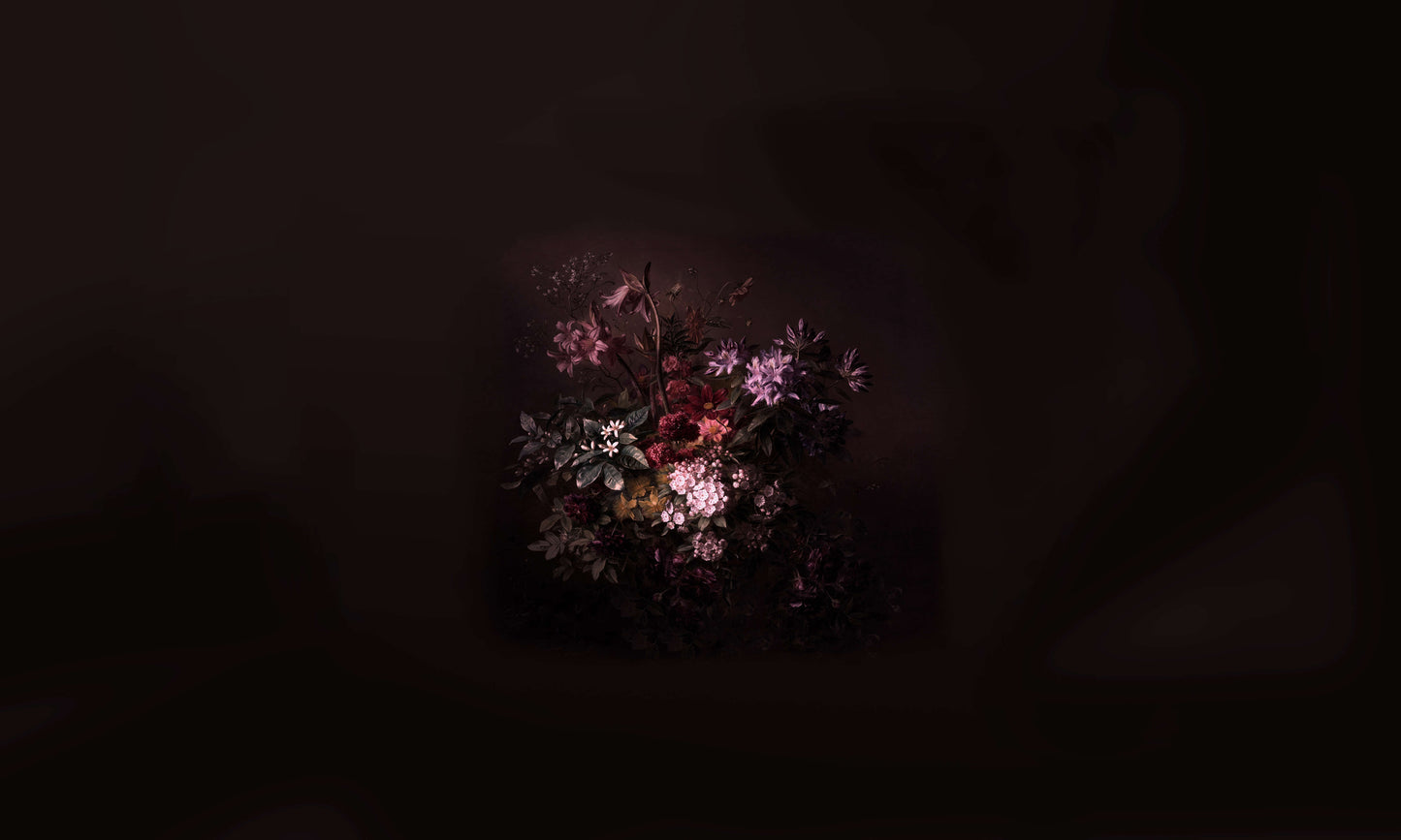 Portrait of Flowers Mural (Walls by Patel Collection)