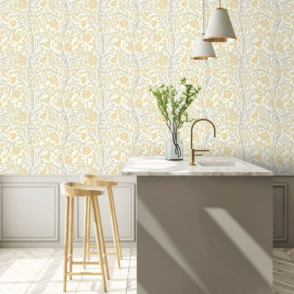 Rosehip Trail Wallpaper - Ohpopsi - Warm Natural