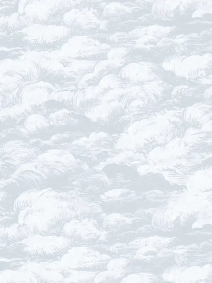 Cloudy Cloud Wallpaper - White