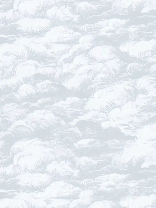 Cloudy Cloud Wallpaper - White