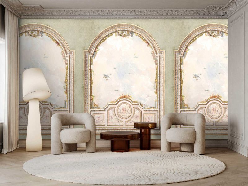 Salon 2 - Custom Sized Wallpaper Mural (per m2)