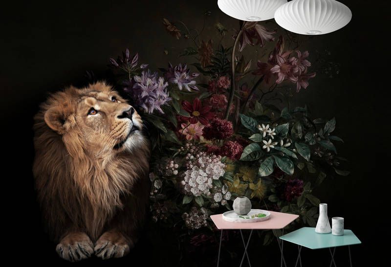Garden King - Custom Sized Wallpaper Mural (per m2)