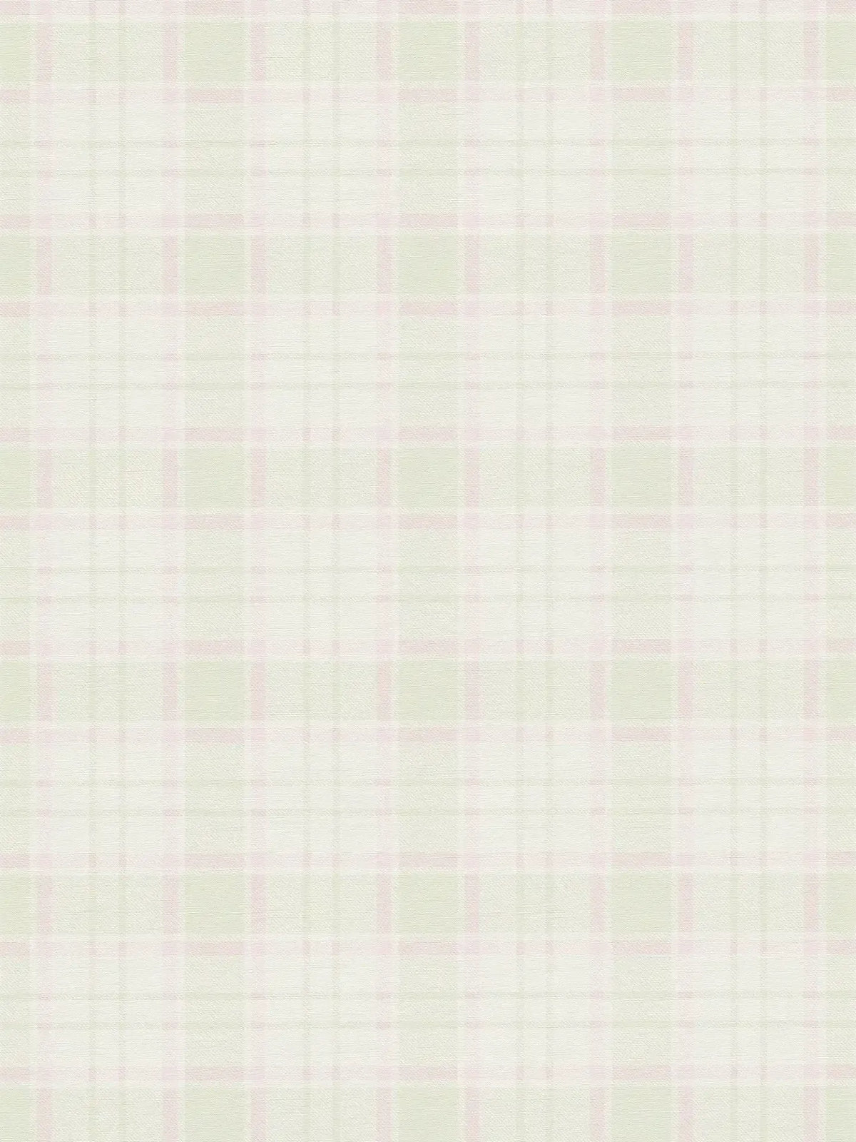 Maison Charme Plaid Wallpaper - Pink/Green