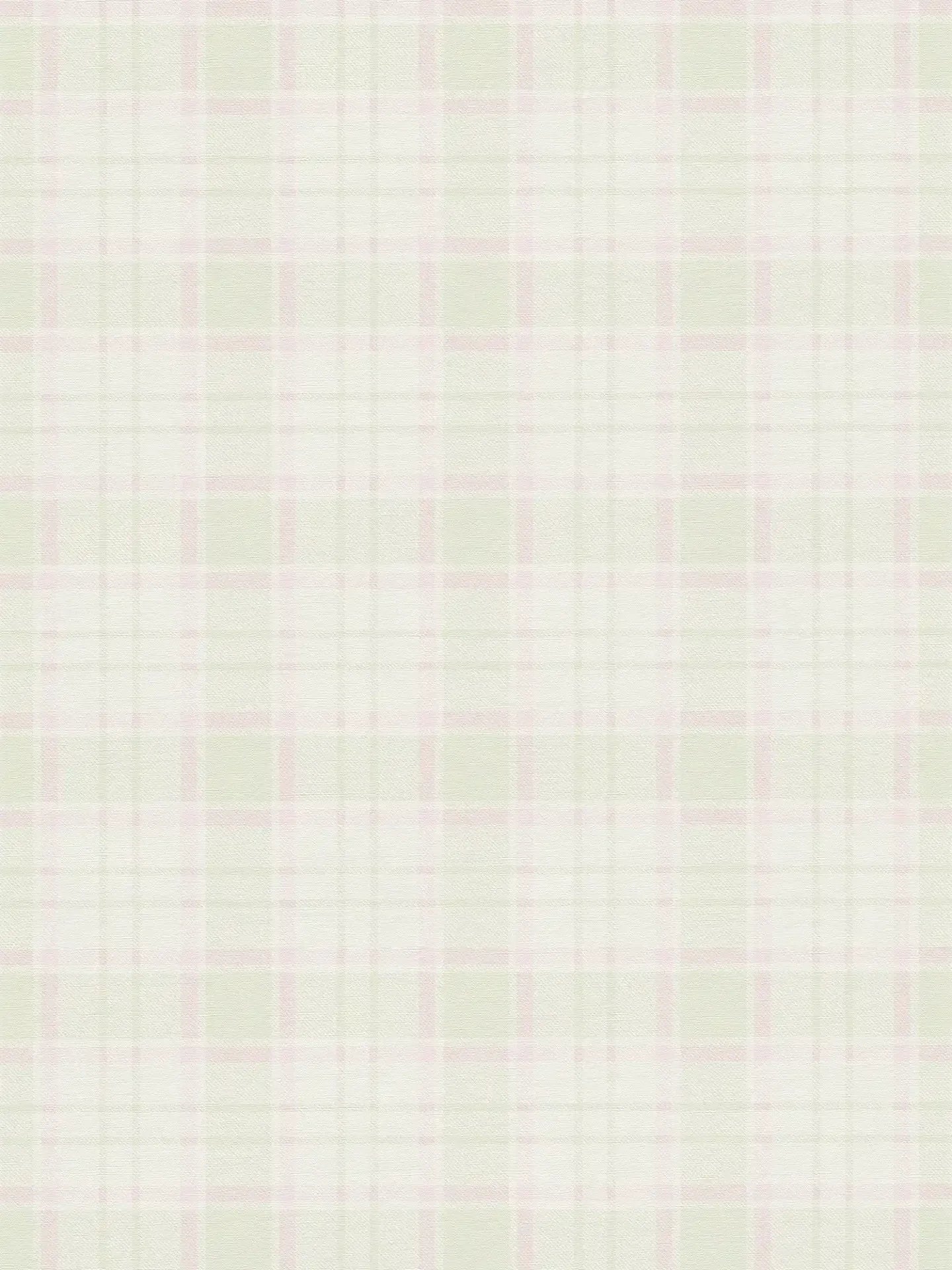 Maison Charme Plaid Wallpaper - Pink/Green