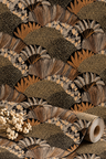 Fanned Trees Wallpaper – Charcoal