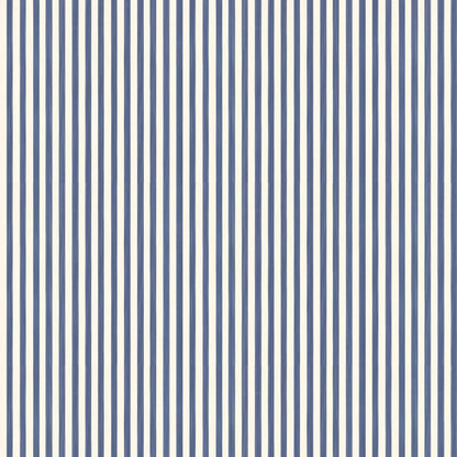 Closet Stripes Wallpaper - Indigo Blue/Off-White