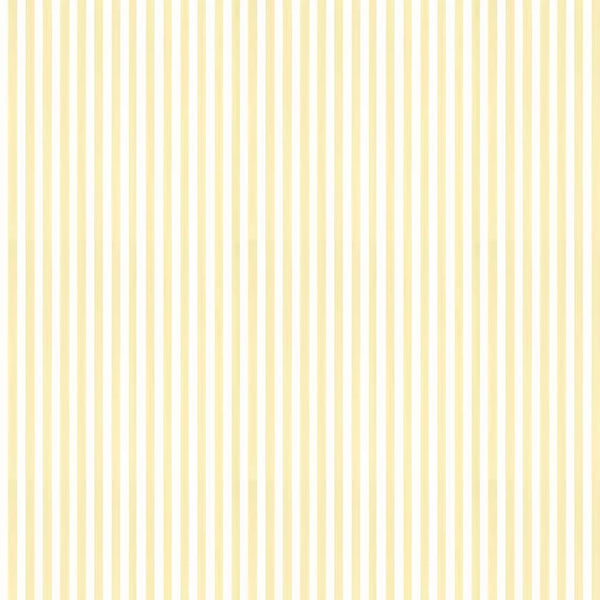 Sample - Closet Stripes Wallpaper - Pale Yellow/White