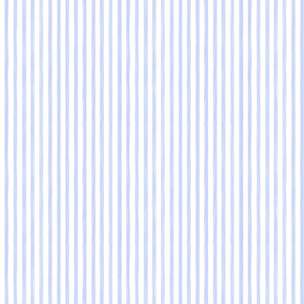 Sample - Closet Stripes Wallpaper - Sky Blue/Cream