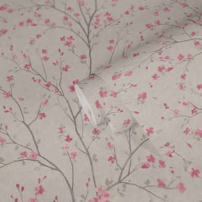 Tokyo Cherry Blossom Wallpaper - Blush