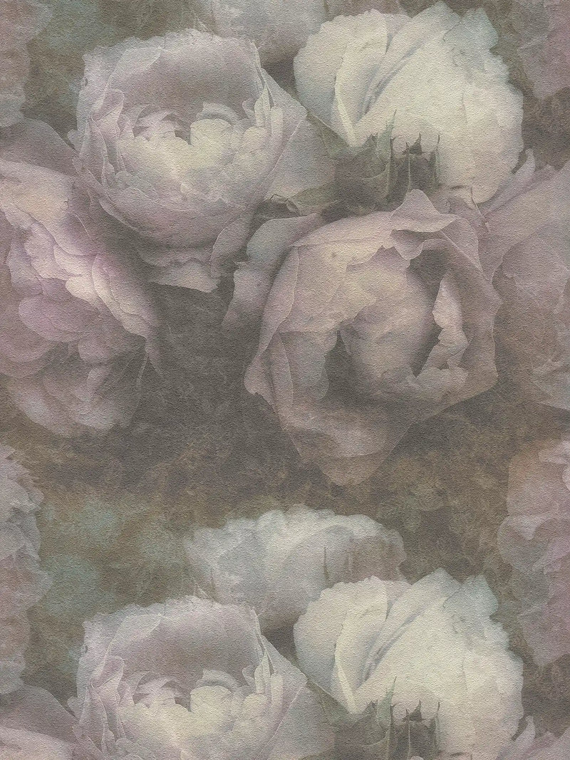 Sample - Dreamy Rose Wallpaper - Dusky Grey