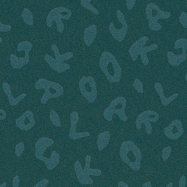 Sample - Leopard - Karl Lagerfeld Wallpaper - Teal