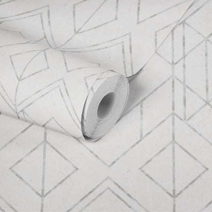 Metallic Graphics - Grey - White