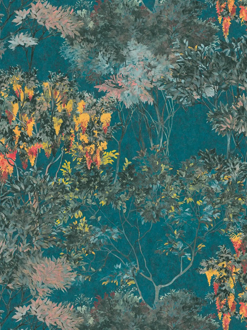 Sample - Abstract Garden Wallpaper - Green