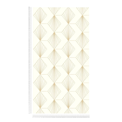 French Affair Wallpaper - Cream Gold