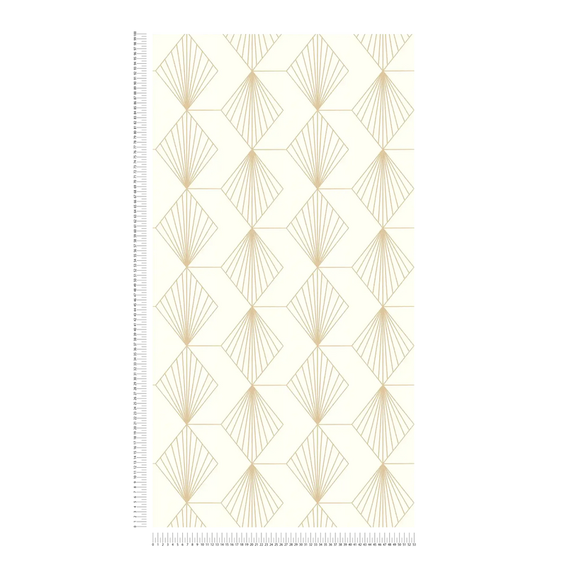 French Affair Wallpaper - Cream Gold