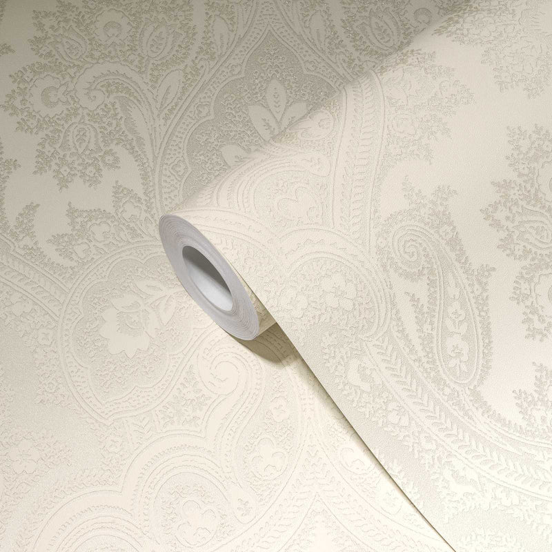 Damask Wallpaper - Light Pink