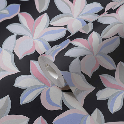 Daisy Days Wallpaper - House of Turnowsky - Black/Silver