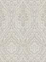 Textured Damask Textured Wallpaper - Cream