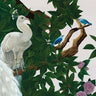 Vera's Garden - Peacock Wallpaper - Sunrise