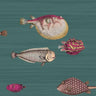 Acquario Fish Wallpaper - Dark Viridian